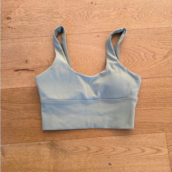 White Fox Active - Sports Bra Crop Top in Green - Picture 1 of 3